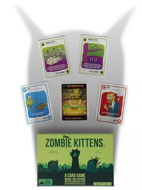 Zombie Kittens Card Game Exploding Kittens Party Game 2-5 Players